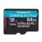 Kingston 64 GB microSDXC Canvas Go! Plus UHS-I U3 V30 A2 Class 10 (SDCG4/64GBSP)