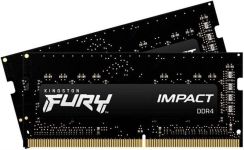 Kingston FURY 32 GB (2x16GB) SO-DIMM DDR4 3200 MHz Impact (KF432S20IBK2/32) Kingston FURY 32 GB (2x16GB) SO-DIMM DDR4 3200 MHz Impact (KF432S20IBK2/32)