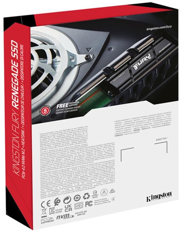 Kingston FURY Renegade 1 TB with Heatsink (SFYRSK/1000G)