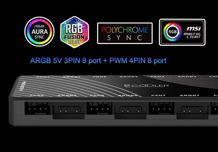 Реобас PCCooler ARGB Hub-H01