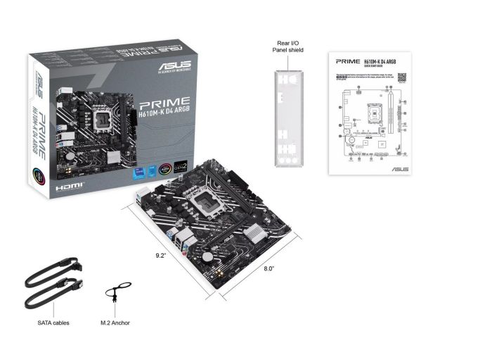 ASUS PRIME H610M-K D4 ARGB (90MB1HN0-M0EAY0)