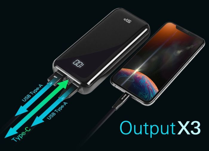Silicon Power QS28 20000 mAh Black (SP20KMAPBKQS280K)