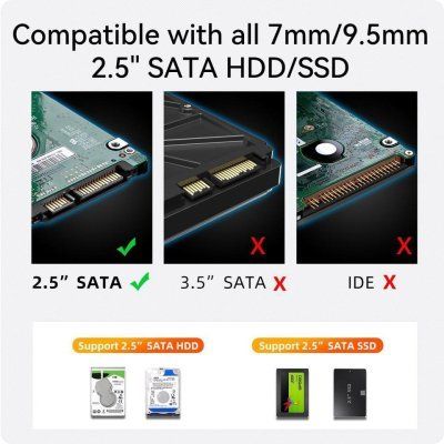 Maiwo K2510 2.5" SATA to USB 3.1 (6910053145013)