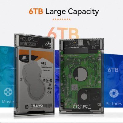 Maiwo K2510 2.5" SATA to USB 3.1 (6910053145013)